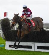 8 December 2019; Shattered Love with Jack Kennedy up, jump the fourth during the John Durkan Memorial Punchestown Steeplechase at Punchestown Racecourse in Kildare. Photo by Harry Murphy/Sportsfile