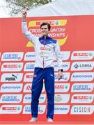 8 December 2019; Men's U20 gold medallist Jakob Ingebrigtsen of Norway during the European Cross Country Championships 2019 at Bela Vista Park in Lisbon, Portugal. Photo by Sam Barnes/Sportsfile