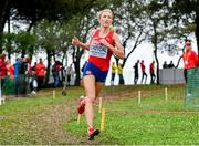 8 December 2019; Karoline Bjerkeli Grøvdal of Norway competing in the Senior Women's event during the European Cross Country Championships 2019 at Bela Vista Park in Lisbon, Portugal. Photo by Sam Barnes/Sportsfile