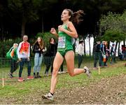 8 December 2019; Aoibhe Richardson of Ireland competing in the Senior Women's event  during the European Cross Country Championships 2019 at Bela Vista Park in Lisbon, Portugal. Photo by Sam Barnes/Sportsfile