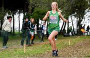 8 December 2019; Mary Mulhare of Ireland competing in the Senior Women's event during the European Cross Country Championships 2019 at Bela Vista Park in Lisbon, Portugal. Photo by Sam Barnes/Sportsfile
