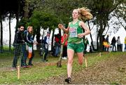 8 December 2019; Mary Mulhare of Ireland competing in the Senior Women's event during the European Cross Country Championships 2019 at Bela Vista Park in Lisbon, Portugal. Photo by Sam Barnes/Sportsfile