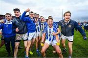 8 December 2019; Ballyboden St Endas players celebrate following the AIB Leinster GAA Football Senior Club Championship Final between Eire Óg Carlow and Ballyboden St. Enda's GAA at MW Hire O'Moore Park in Portlaoise, Co. Laois. Photo by David Fitzgerald/Sportsfile