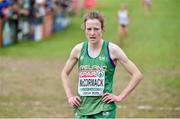 8 December 2019; Fionnuala McCormack of Ireland after finishing fourth in the Senior Women's event during the European Cross Country Championships 2019 at Bela Vista Park in Lisbon, Portugal. Photo by Sam Barnes/Sportsfile