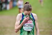 8 December 2019; Fionnuala McCormack of Ireland after finishing fourth in the Senior Women's event during the European Cross Country Championships 2019 at Bela Vista Park in Lisbon, Portugal. Photo by Sam Barnes/Sportsfile