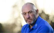 9 December 2019; Scrum coach Robin McBryde poses for a portrait at a Leinster Rugby Press Conference at Leinster Rugby Headquarters in Belfield, Dublin. Photo by Ramsey Cardy/Sportsfile