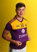 9 December 2019; Zurich begin sponsorship of Wexford GAA with launch of new jersey. Pictured is Wexford hurler Conor McDonald at Zurich Insurance in Drinagh, Co. Wexford. Photo by Eóin Noonan/Sportsfile