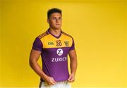9 December 2019; Zurich begin sponsorship of Wexford GAA with launch of new jersey. Pictured is Wexford hurler Lee Chin at Zurich Insurance in Drinagh, Co. Wexford. Photo by Eóin Noonan/Sportsfile