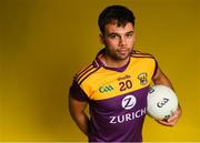 9 December 2019; Zurich begin sponsorship of Wexford GAA with launch of new jersey. Pictured is Wexford footballer Conor Devitt at Zurich Insurance in Drinagh, Co. Wexford. Photo by Eóin Noonan/Sportsfile