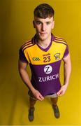 9 December 2019; Zurich begin sponsorship of Wexford GAA with launch of new jersey. Pictured is Wexford footballer Niall Hughes at Zurich Insurance in Drinagh, Co. Wexford. Photo by Eóin Noonan/Sportsfile