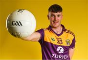 9 December 2019; Zurich begin sponsorship of Wexford GAA with launch of new jersey. Pictured is Wexford footballer Niall Hughes at Zurich Insurance in Drinagh, Co. Wexford. Photo by Eóin Noonan/Sportsfile