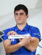 9 December 2019; Jimmy O'Brien of Leinster draws St. Michael's College during the 2020 Bank of Ireland Leinster Rugby Schools Cup First Round Draw at Bank of Ireland in Ballsbridge, Dublin. Photo by Ramsey Cardy/Sportsfile