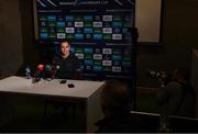 10 December 2019; Munster head coach Johann van Graan during a Munster Rugby Press Conference at University of Limerick in Limerick. Photo by Matt Browne/Sportsfile