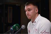 10 December 2019; Rory Scannell during a Munster Rugby Press Conference at University of Limerick in Limerick. Photo by Matt Browne/Sportsfile