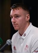 10 December 2019; Rory Scannell during a Munster Rugby Press Conference at University of Limerick in Limerick. Photo by Matt Browne/Sportsfile