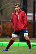 10 December 2019; Arno Botha during a Munster Rugby Training at University of Limerick in Limerick. Photo by Matt Browne/Sportsfile