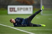 10 December 2019; Keith Earls during a Munster Rugby Training at University of Limerick in Limerick. Photo by Matt Browne/Sportsfile