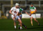 30 November 2019; Aran Kelly of Kildare in action against Aidan Treacy of Offaly during the Kehoe Cup Round 1 match between Offaly and Kildare at St Brendan's Park in Birr, Co Offaly. Photo by Piaras Ó Mídheach/Sportsfile