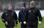 7 December 2019; Kildare selectors, from left, Tom Cribbin, Christy Byrne, and Bryan Murphy at half-time during the 2020 O'Byrne Cup Round 1 match between Kildare and Longford at St Conleth's Park in Newbridge, Kildare. Photo by Piaras Ó Mídheach/Sportsfile