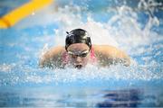 12 December 2019; Eline Vik of Norway competes in the heats of the Women's 200m Individual Medley event during Day One of the Irish Short Course Swimming Championships at the National Aquatic Centre in Abbotstown, Dublin. Photo by Stephen McCarthy/Sportsfile
