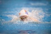 12 December 2019; Ellen Walshe of Templeogue competes in the heats of the Women's 200m Butterfly event during Day One of the Irish Short Course Swimming Championships at the National Aquatic Centre in Abbotstown, Dublin. Photo by Stephen McCarthy/Sportsfile
