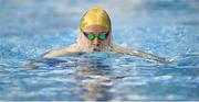 12 December 2019; Amelia Urry of Bangor competes in the heats of the Women's 200m Individual Medley event during Day One of the Irish Short Course Swimming Championships at the National Aquatic Centre in Abbotstown, Dublin. Photo by Stephen McCarthy/Sportsfile