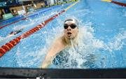 12 December 2019; Cillian Melly of the National Training Centre competes in the heats of the Men's 200m Butterfly event during Day One of the Irish Short Course Swimming Championships at the National Aquatic Centre in Abbotstown, Dublin. Photo by Stephen McCarthy/Sportsfile