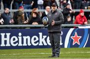 7 December 2019; Ulster Head Coach Dan McFarland before the Heineken Champions Cup Pool 3 Round 3 match between Ulster and Harlequins at Kingspan Stadium in Belfast. Photo by Oliver McVeigh/Sportsfile