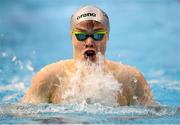 13 December 2019; Uiseann Cooke of NCL Limerick competes in the heats of the Men's 100m Breaststroke event during Day Two of the Irish Short Course Swimming Championships at the National Aquatic Centre in Abbotstown, Dublin. Photo by Harry Murphy/Sportsfile