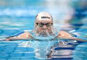 13 December 2019; Liam Doyle of NCL Dolphin competes in the heats of the Men's 100m Breaststroke event during Day Two of the Irish Short Course Swimming Championships at the National Aquatic Centre in Abbotstown, Dublin. Photo by Harry Murphy/Sportsfile