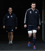 13 December 2019; James Ryan, right, and Senior coach Stuart Lancaster during the Leinster Rugby captain's run at the Aviva Stadium in Dublin. Photo by Ramsey Cardy/Sportsfile