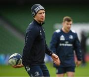 13 December 2019; Ciarán Frawley during the Leinster Rugby captain's run at the Aviva Stadium in Dublin. Photo by Ramsey Cardy/Sportsfile