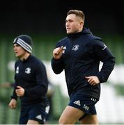 13 December 2019; Jordan Larmour during the Leinster Rugby captain's run at the Aviva Stadium in Dublin. Photo by Ramsey Cardy/Sportsfile