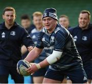 13 December 2019; Tadhg Furlong during the Leinster Rugby captain's run at the Aviva Stadium in Dublin. Photo by Ramsey Cardy/Sportsfile