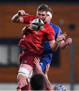 13 December 2019; Darren O'Shea of Munster A wins possession in a lineout against Oisin Dowling of Leinster A during the Interprovincial match between Leinster A and Munster A at Energia Park in Donnybrook, Dublin. Photo by Matt Browne/Sportsfile