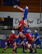 13 December 2019; Oisin Dowling of Leinster A wins possession in a lineout during the Interprovincial match between Leinster A and Munster A at Energia Park in Donnybrook, Dublin. Photo by Matt Browne/Sportsfile