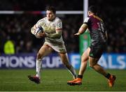 13 December 2019; Jacob Stockdale of Ulster in action against Cadan Murley of Harlequins during the Heineken Champions Cup Pool 3 Round 4 match between Harlequins and Ulster at Twickenham Stoop in London, England. Photo by Seb Daly/Sportsfile