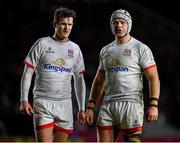 13 December 2019; Billy Burns, left, and Luke Marshall of Ulster during the Heineken Champions Cup Pool 3 Round 4 match between Harlequins and Ulster at Twickenham Stoop in London, England. Photo by Seb Daly/Sportsfile