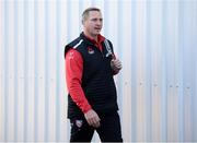 14 December 2019; Gloucester head coach Johan Ackermann arrives prior to the Heineken Champions Cup Pool 5 Round 4 match between Connacht and Gloucester at The Sportsground in Galway. Photo by Harry Murphy/Sportsfile