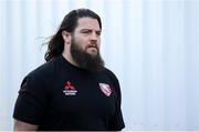 14 December 2019; Josh Hohneck of Gloucester arrives prior to the Heineken Champions Cup Pool 5 Round 4 match between Connacht and Gloucester at The Sportsground in Galway. Photo by Harry Murphy/Sportsfile