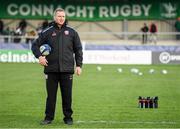 14 December 2019; Gloucester head coach Johan Ackermann looks on prior to the Heineken Champions Cup Pool 5 Round 4 match between Connacht and Gloucester at The Sportsground in Galway. Photo by Harry Murphy/Sportsfile