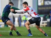 14 December 2019; John Porch of Connacht in action against Matt Banahan of Gloucester during the Heineken Champions Cup Pool 5 Round 4 match between Connacht and Gloucester at The Sportsground in Galway. Photo by Harry Murphy/Sportsfile