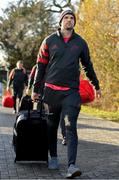 14 December 2019; Tadhg Beirne of Munster arrives prior to the Heineken Champions Cup Pool 4 Round 4 match between Saracens and Munster at Allianz Park in Barnet, England. Photo by Seb Daly/Sportsfile
