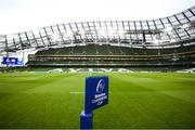 14 December 2019; A general view of the Aviva Stadium prior to the Heineken Champions Cup Pool 1 Round 4 match between Leinster and Northampton Saints at the Aviva Stadium in Dublin. Photo by Stephen McCarthy/Sportsfile
