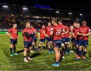 14 December 2019; Munster players following their side's defeat during the Heineken Champions Cup Pool 4 Round 4 match between Saracens and Munster at Allianz Park in Barnet, England. Photo by Seb Daly/Sportsfile