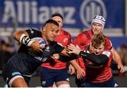 14 December 2019; Billy Vunipola of Saracens holds off Chris Cloete of Munster during the Heineken Champions Cup Pool 4 Round 4 match between Saracens and Munster at Allianz Park in Barnet, England. Photo by Seb Daly/Sportsfile