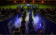 14 December 2019; Players from both sides make their way on to the pitch ahead of the Heineken Champions Cup Pool 1 Round 4 match between Leinster and Northampton Saints at the Aviva Stadium in Dublin. Photo by Sam Barnes/Sportsfile