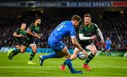 14 December 2019; Garry Ringrose of Leinster scores his third try of the Heineken Champions Cup Pool 1 Round 4 match between Leinster and Northampton Saints at the Aviva Stadium in Dublin. Photo by Stephen McCarthy/Sportsfile