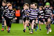 14 December 2019; Action from the Bank of Ireland Half-Time Minis match between Newbridge and Terenure at the Heineken Champions Cup Pool 1 Round 4 match between Leinster and Northampton Saints at the Aviva Stadium in Dublin. Photo by Sam Barnes/Sportsfile