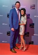 14 December 2019; In attendance during the RTÉ Sports Awards 2019 at RTÉ studios in Donnybrook, Dublin, are Former Tipperary hurler Brendan Cummins and his wife Pamela. Photo by Brendan Moran/Sportsfile